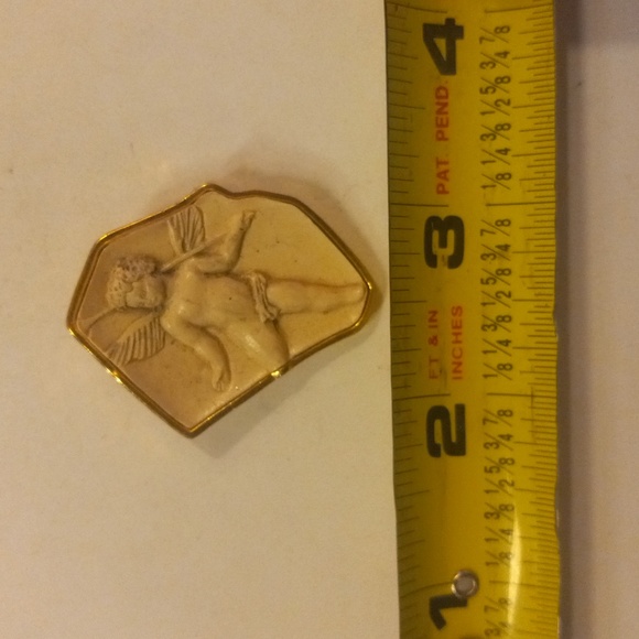 The Vatican Library Collection CHERUB ANGEL Brooch - Picture 5 of 5